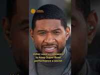 Thumbnail for the Usher - Used a codeword to keep his Super Bowl performance secret #shorts link, provided by host site