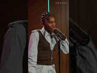 Thumbnail for the Doechii - Vents to Issa Rae in a special Open Mic performance of "DENIAL IS A RIVER" #Genius link, provided by host site