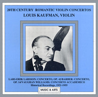Thumbnail for the Ralph Vaughan Williams - Violin Concerto in D Minor, "Concerto Accademico": I. Allegro pesante link, provided by host site