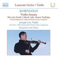 Thumbnail for the Erich Wolfgang Korngold - Violin Recital: Joseph Lin link, provided by host site