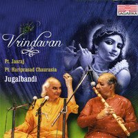 Thumbnail for the Pandit Jasraj - Vrindavan - Jugalbandi - Vocal & Flute link, provided by host site