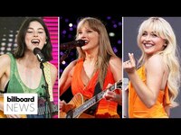 Thumbnail for the Taylor Swift - Vs Gracie Abrams For Billboard 200? Will Sabrina Qualify For A Grammy? | Billboard News link, provided by host site
