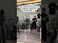 Thumbnail for the Nevertel - WAIT FOR THE LYRICS TO COME IN 🫡 HITS EVERY TIME #newband #numetal #altrock #rockmusic #shorts link, provided by host site