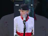 Thumbnail for the Machine Gun Kelly - Wants You to Listen to 'Lost Americana' in the Car, Front to Back #shorts #mgk link, provided by host site