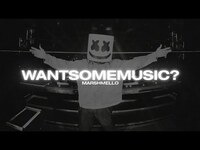 Thumbnail for the Marshmello - Wantsomemusic? (Official Visualizer) link, provided by host site