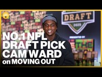 Thumbnail for the Cam - Ward says he's excited to move out of his parents' after going number one in the NFL Draft| GMA link, provided by host site