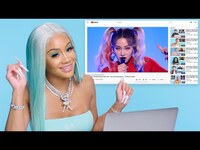 Thumbnail for the Saweetie - Watches Fan Covers On TikTok and YouTube | Glamour link, provided by host site