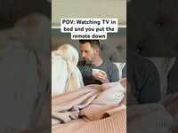 Thumbnail for the Chris Mann - Watching TV in bed and you put the remote down🙄 Does this happen to u? #relatable #funny #comedy link, provided by host site