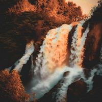 Thumbnail for the Sleep - Waterfall in the evening link, provided by host site