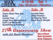 Thumbnail for the Max Creek - Webster Theatre link, provided by host site