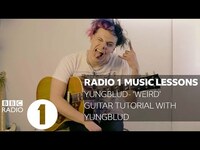Thumbnail for the YUNGBLUD - Weird (Guitar Tutorial with) link, provided by host site