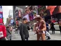 Thumbnail for the Puddle of Mudd - Wes Scantlin of in Times Square with the Naked Cowboy link, provided by host site