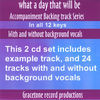 Thumbnail for the Matthews - What a Day That Will Be Accompanimen Backing Track Series link, provided by host site