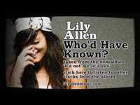 Thumbnail for the Lily Allen - Who'd Have Known? link, provided by host site