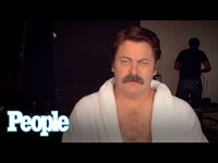 Thumbnail for the Nick Offerman - Why I'm a Sexy 'Stache Act | People link, provided by host site