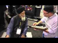 Thumbnail for the Sam Barsh - With Dr. Lonnie Smith - melodica / organ jam at NAMM 2013 link, provided by host site