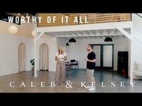 Thumbnail for the Caleb and Kelsey - Worthy Of It All (Caleb + Kelsey Cover) on Spotify and Apple Music link, provided by host site