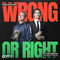 Thumbnail for the Bassjackers - Wrong or Right (The Riddle) [Revelation Remix] link, provided by host site