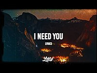 Thumbnail for the Lauv - Yaeow - I Need You (Lyrics) link, provided by host site