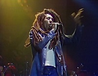 Image of Bob Marley linking to their artist page due to link from them being at the top of the main table on this page