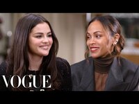 Thumbnail for the Selena Gomez - Emilia Pérez's & Zoe Saldaña Interview Each Other | Vogue link, provided by host site