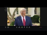 Thumbnail for the Stephen Colbert - Stephen's Zoom Interview With President Donald Trump link, provided by host site